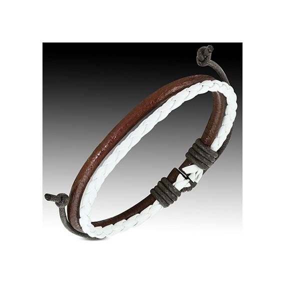 Bracelet en cuir reglable. BBR02