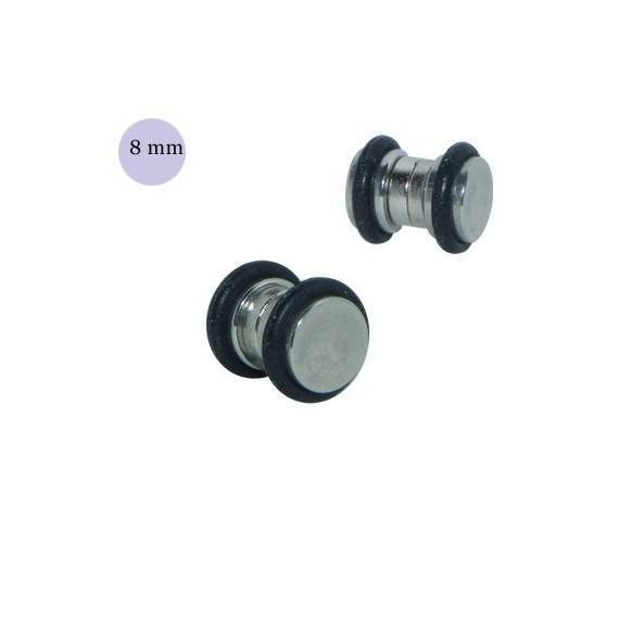 Faux écarteur magnétique, acier chirurgical 316L, 8mm, GM2-06