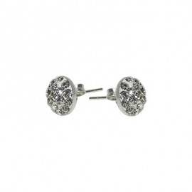 Boucle d'oreille homme argent 6mm, OR55-1